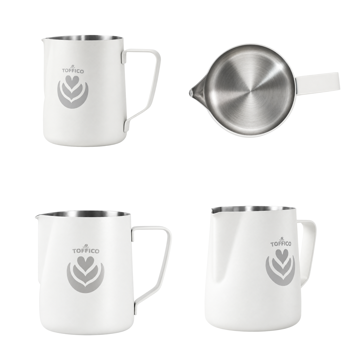 TOFFICO Latte Art Milk Pitcher with Handle