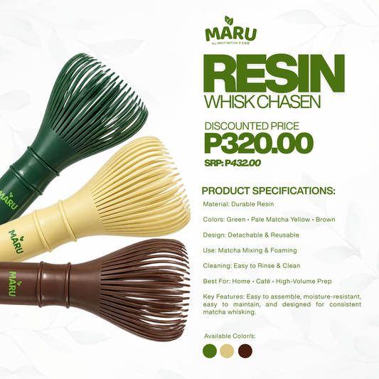 MARU Resin Matcha Whisk Chasen