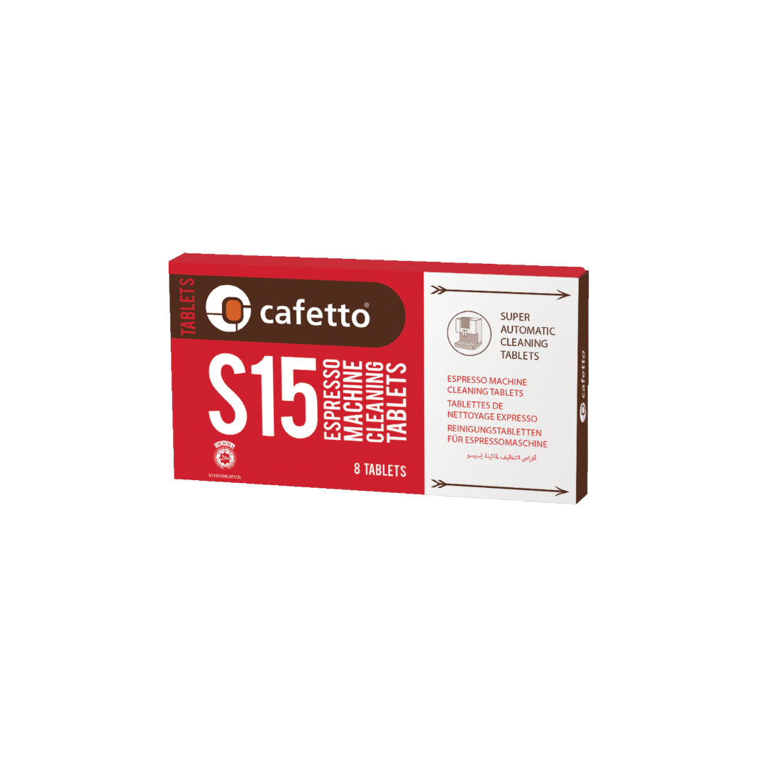 Cafetto S15 Espresso Machine Cleaning Tablets (8 Tablets)