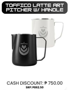 TOFFICO Latte Art Milk Pitcher with Handle