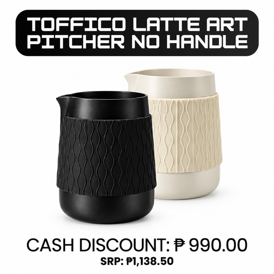 TOFFICO Handleless Latte Art Milk Pitcher